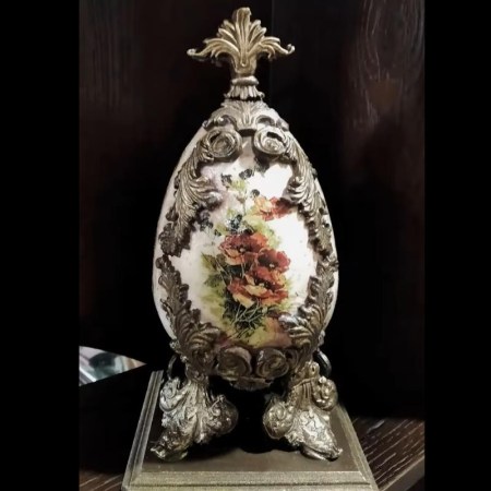 Golden Baroque Egg